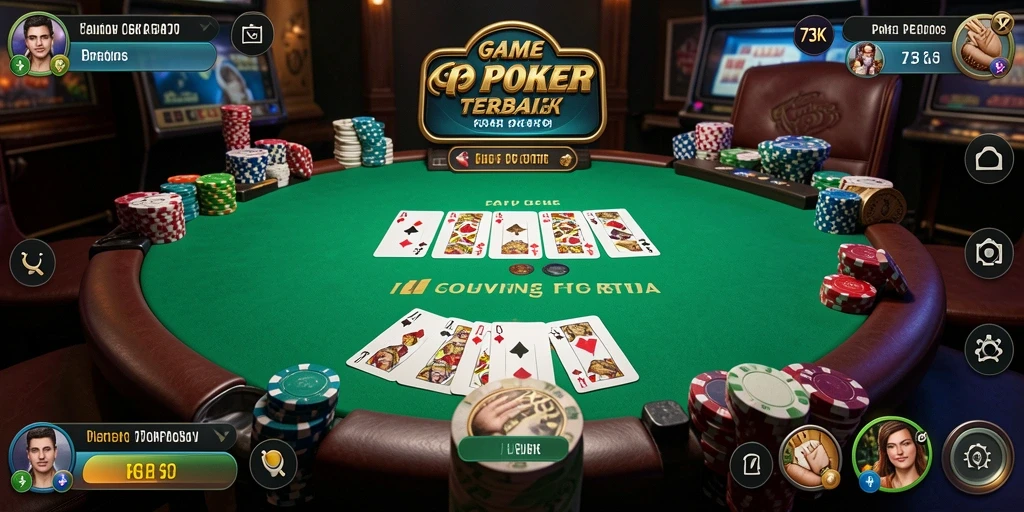 Gameplay menarik dan seru dalam aplikasi Poker 73K.