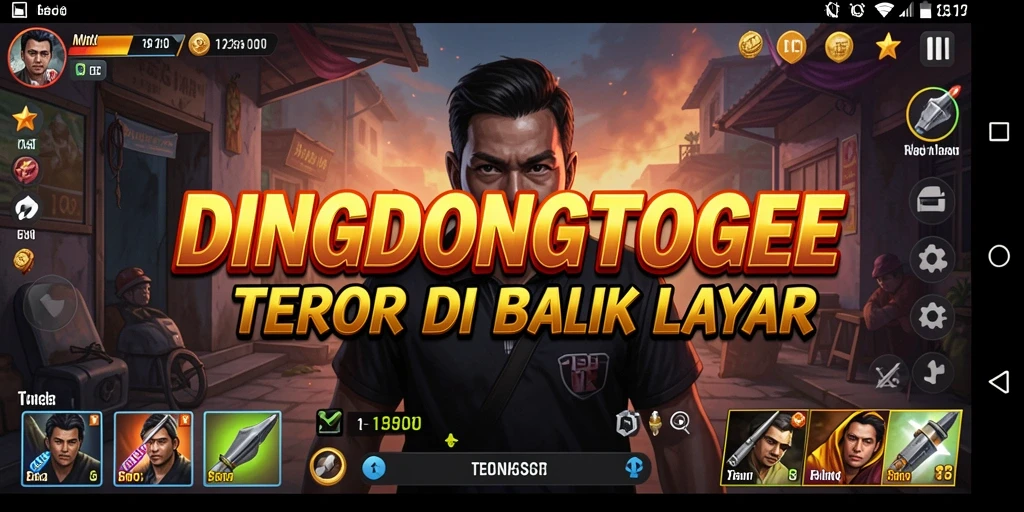 Screenshot gameplay DINGDONGTOGEL dengan suasana mencekam.