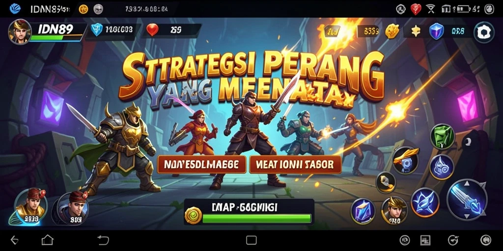 Tampilan gameplay IDN89 yang penuh strategi dan aksi.