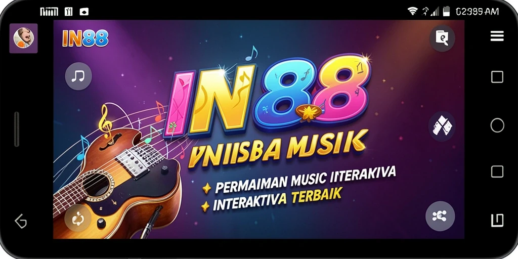 Tampilan gameplay IN88 yang mendebarkan dari tantangan musik.