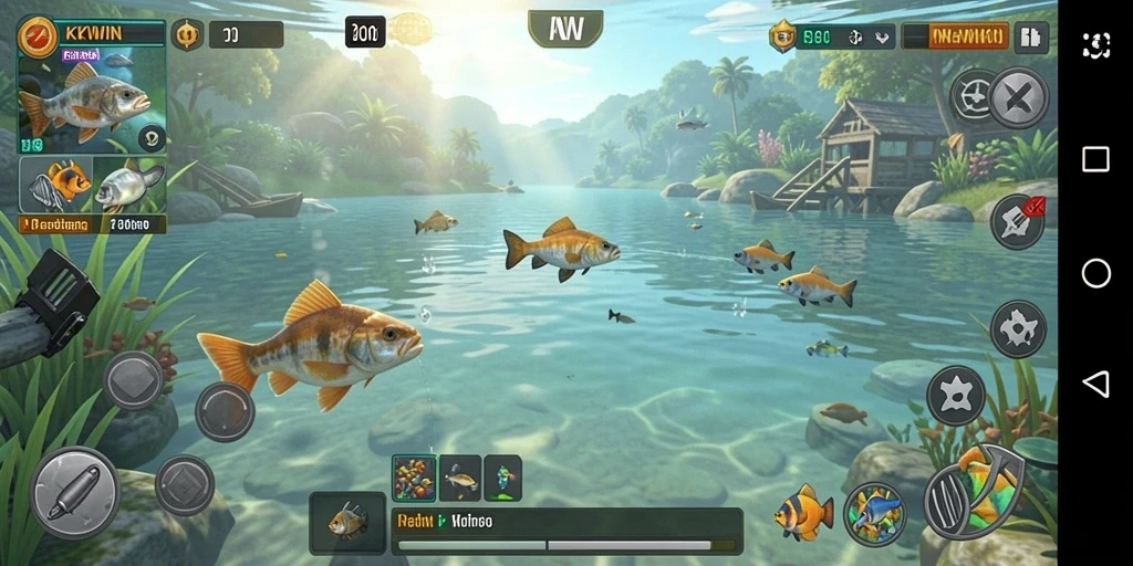 Gameplay memancing yang seru dan menantang di KKWIN.