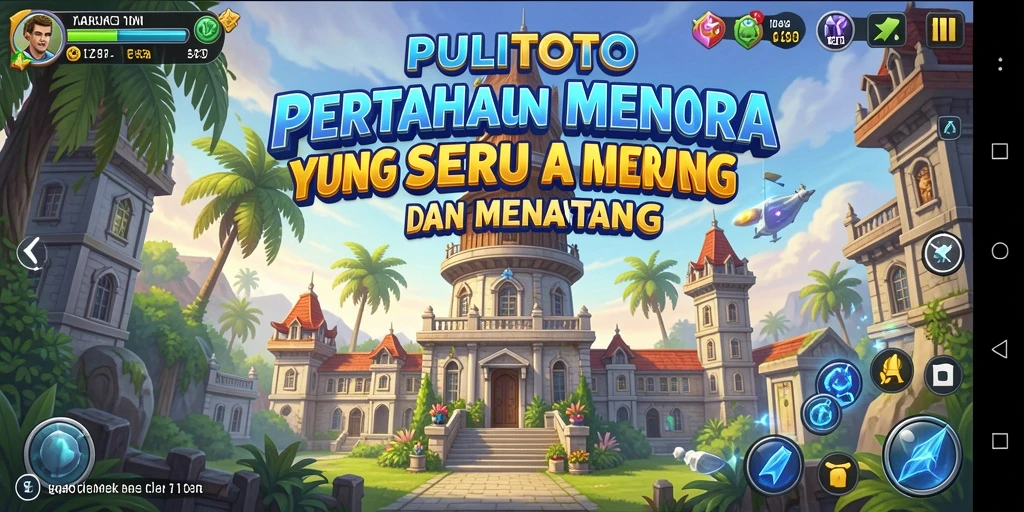 Gameplay seru PULITOTO saat bertahan dari serangan musuh.
