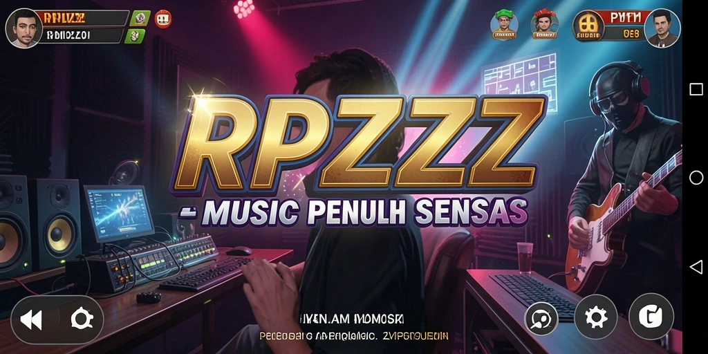 Gameplay RPZZZ yang menarik dengan berbagai lagu.