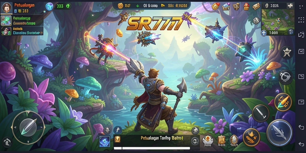 Screenshot gameplay SR777 yang menunjukkan petualangan yang mendebarkan.