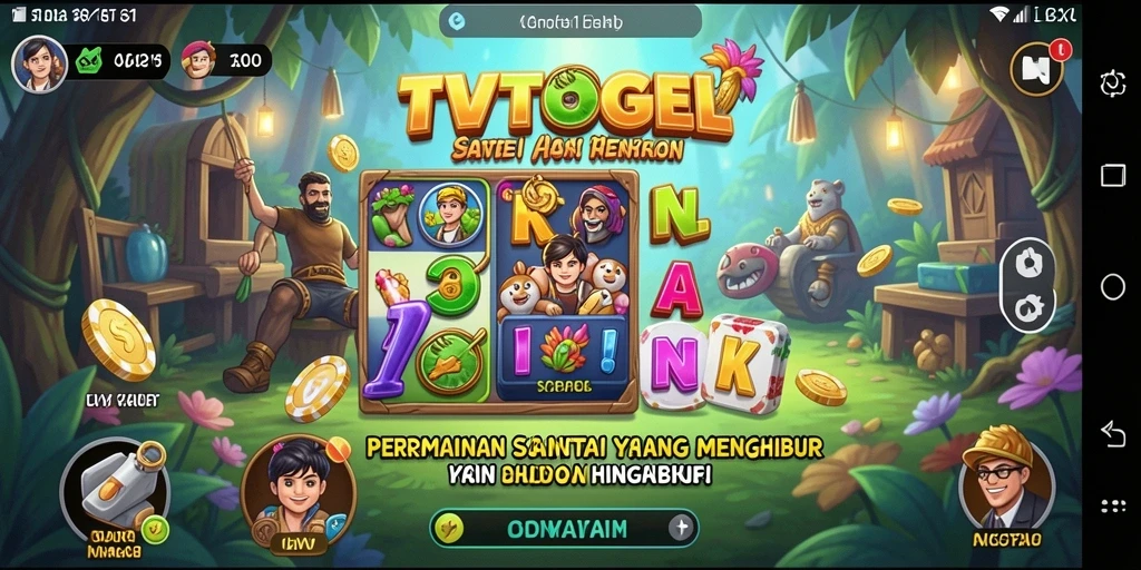 Screenshot gameplay TVTOGEL yang menampilkan momen seru.