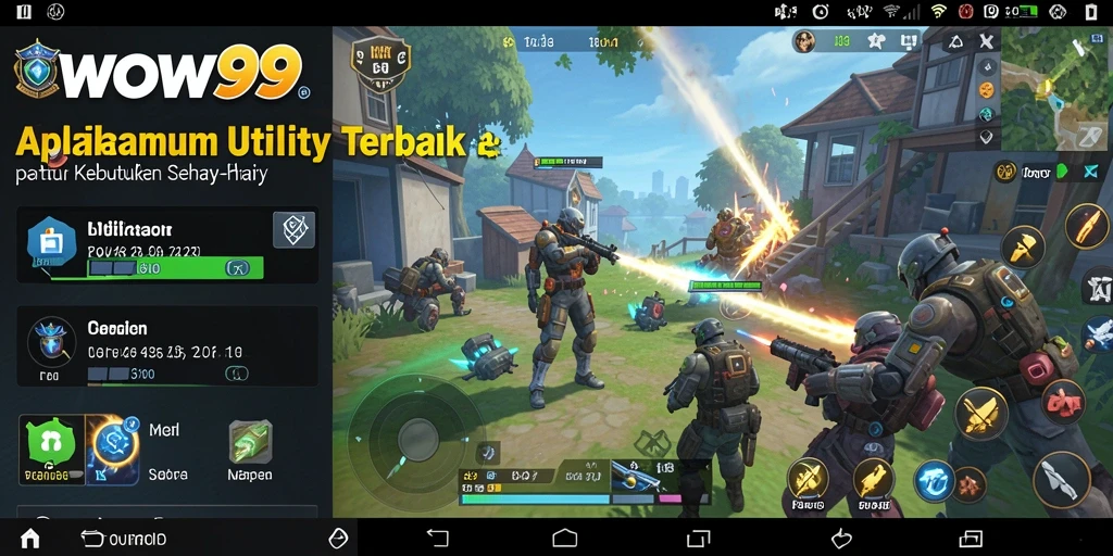 Tampilan antarmuka WOW99 yang sederhana dan fungsional.